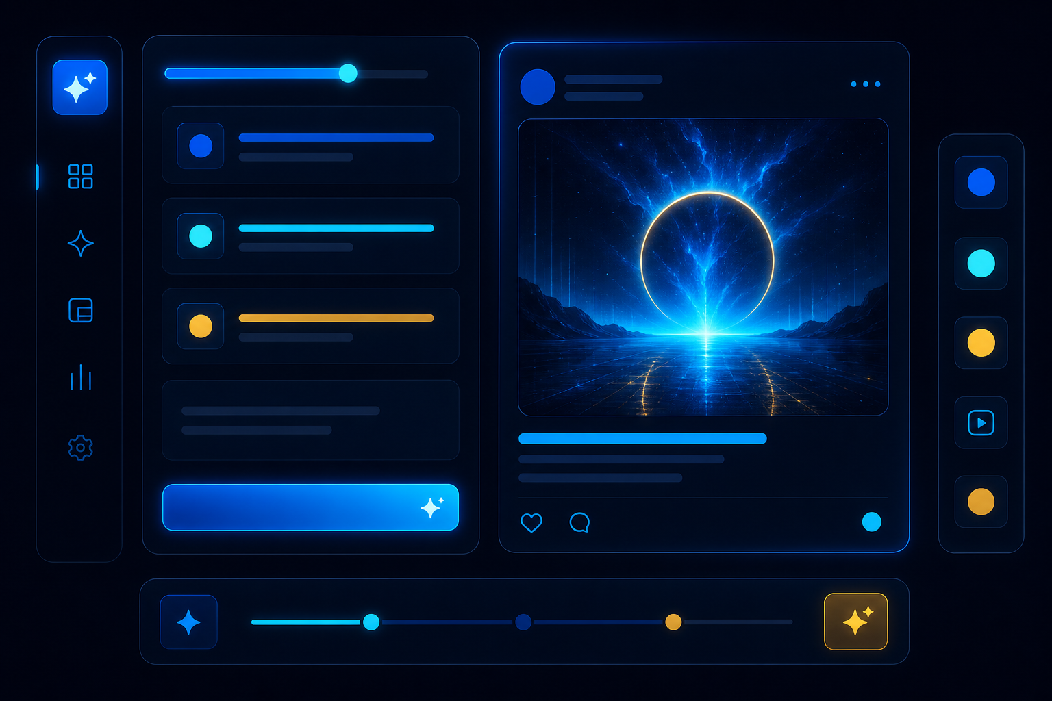 Creating AI content, images and video in Adzyn
